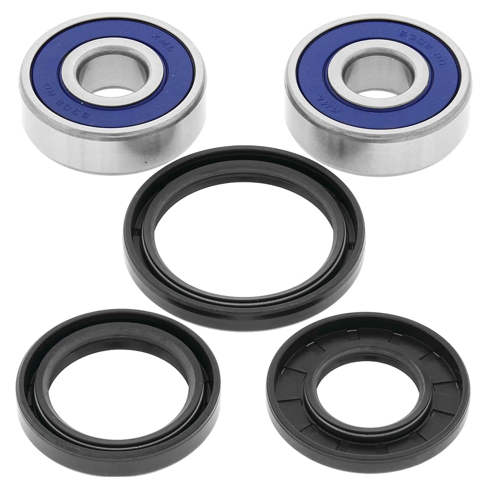All Balls Motorcycle Front Wheel Bearing and Seal Kit Compatible with 1985-1986 Kawasaki ZL900 Eliminator
