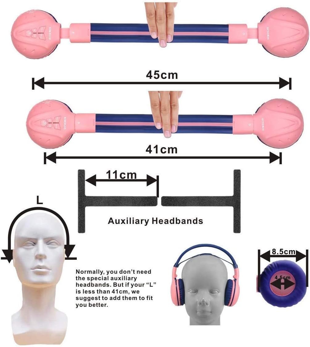 Up To 50% OFF 2 Pack of SIMOLIO Wireless Kids Headphone with Hard Case, Bluetooth Kids Friendly Headphone Volume Limited, Wireless Headphones for Girls,Boys,Over-Ear Kids Headphones for School,Travel(Mint,Yellow)