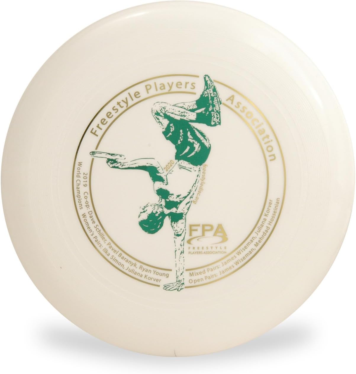 Wham-O 100 Mold FPA 2020 Design Freestyle Frisbee Sport Flying Disc