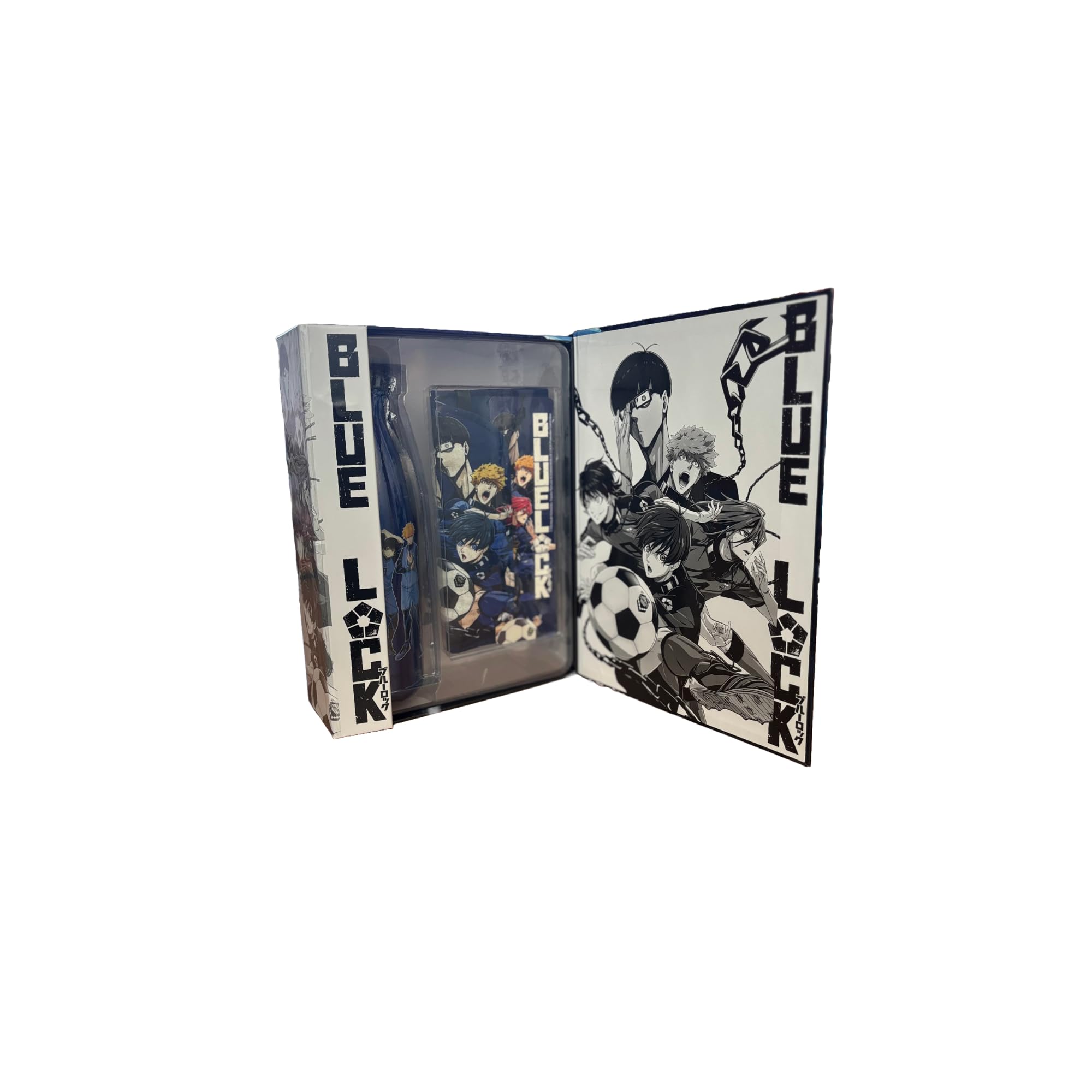 Homadict - Pack de botella isotérmica Blue Lock + protección manga - Caja decorativa estilo manga - Licencia oficial