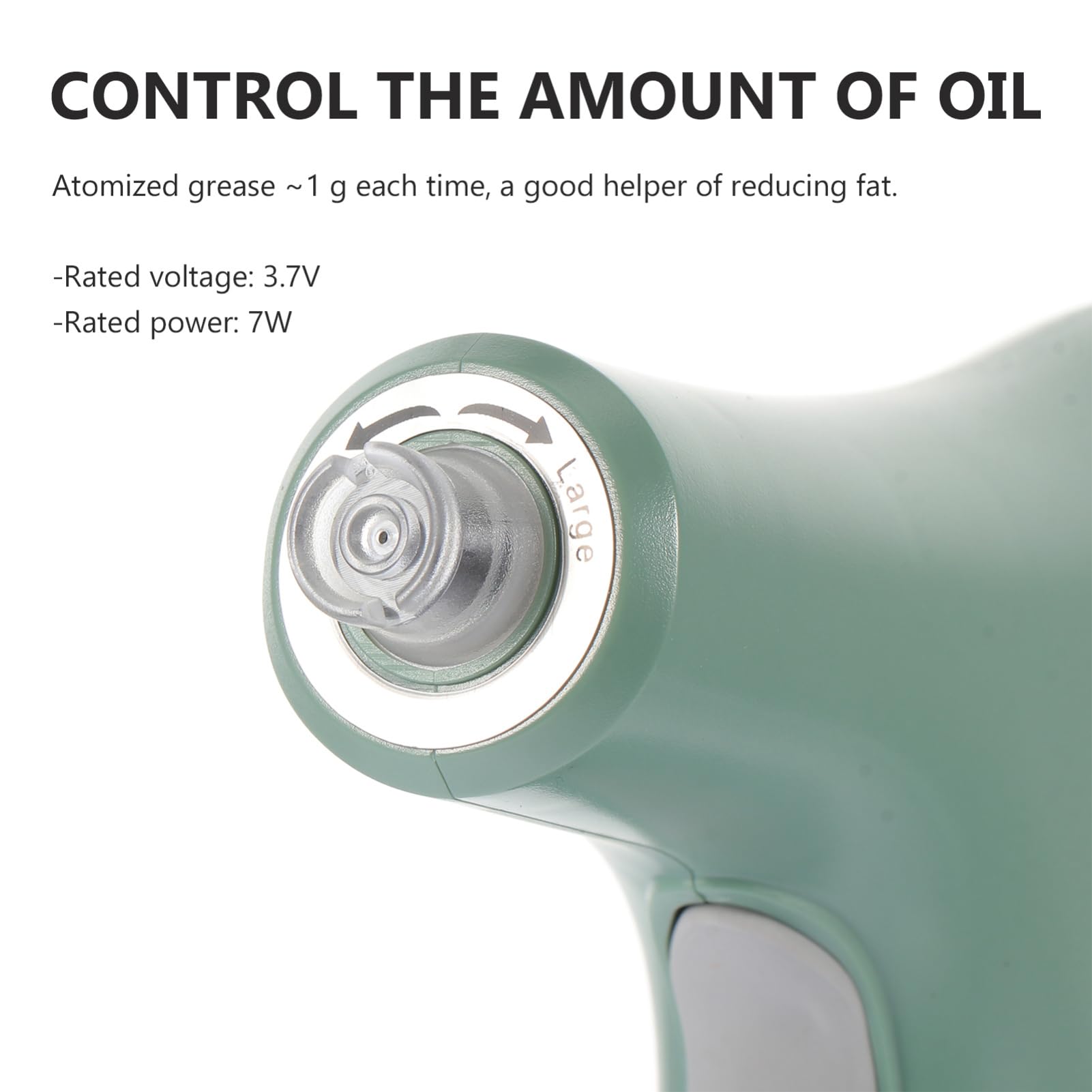 DECHOUS Spruzzino Elettrico per Olio Ricaricabile USB in Abs e Pet