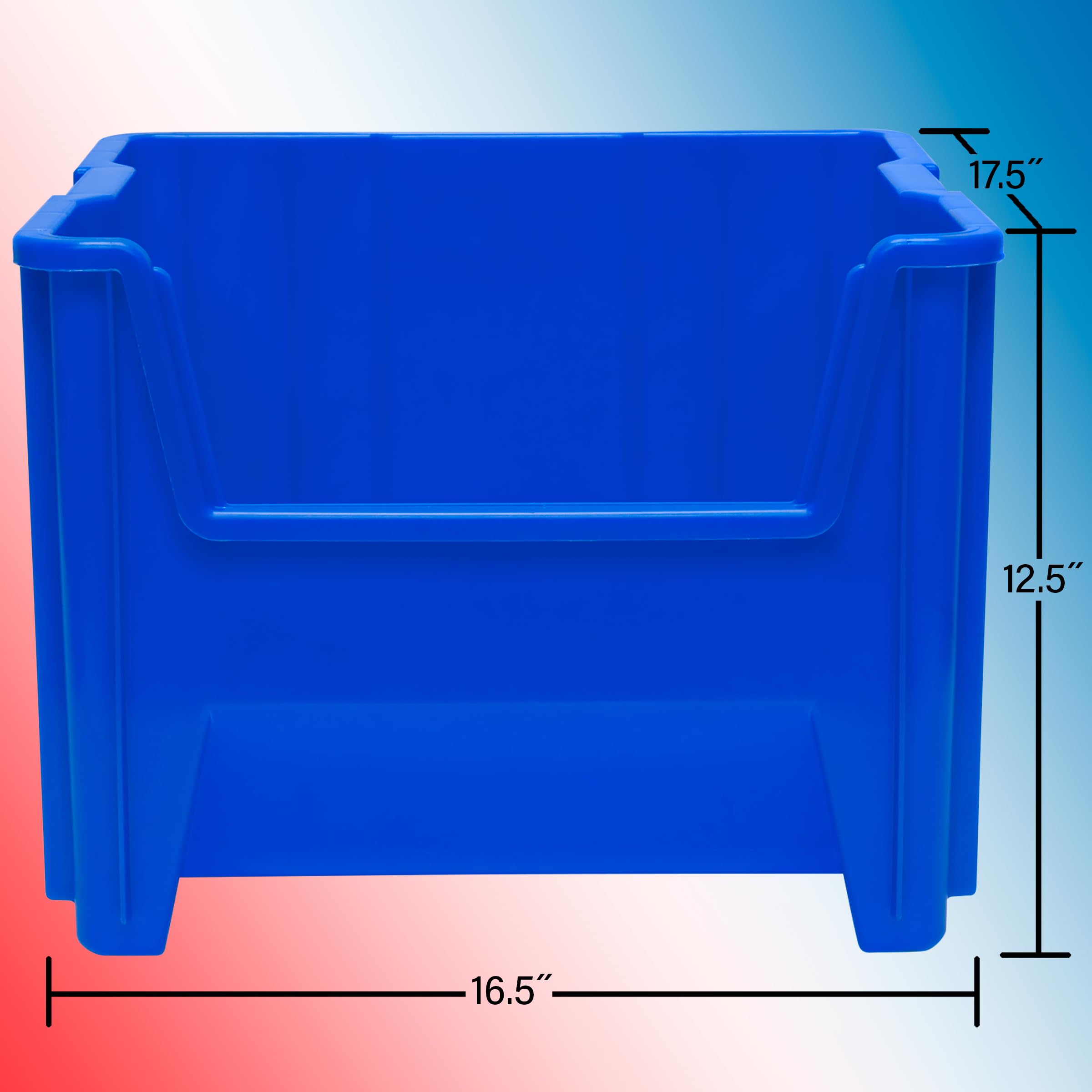 Amazon.com: Akro-Mils 13018 Stak-N-Store Heavy Duty Stackable Open