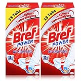 Bref Power 15x Effekt WC-KraftTabs (2 x 13 Tabs) Toiletten Reiniger (2er Pack)