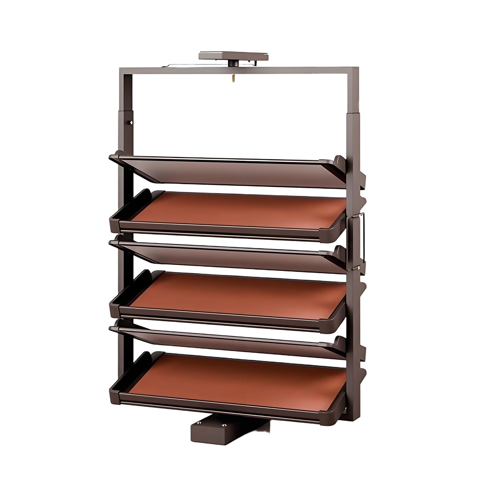Zapatero Giratorio de 360°, Altura Regulable, Estante de Almacenamiento extraíble de 6 Niveles, Ideal para armarios de Entrada y baños - Diseño