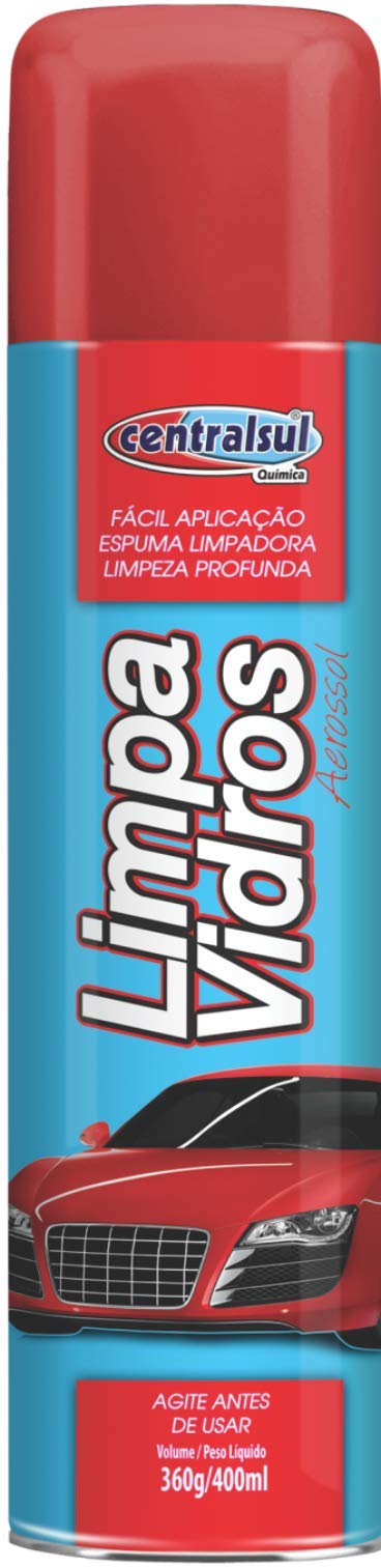Centralsul Quimica Limpa Vidros Aerossol 400 Ml
