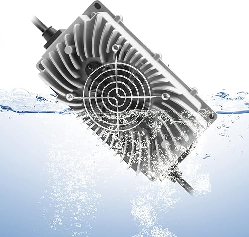 Miniatura 9 de Abakoo Cargador de batería para carrito de golf de 36V 12A con conector Crowsfoot estilo Crowfoot Plug, impermeable IP67