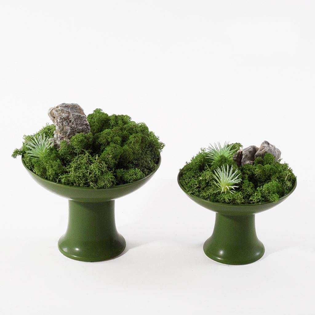 Artificielle Bonsaï Simulation Green Moss Small Bonsaï Simulation Tree Jardin d'extérieur Accueil Décoration de Bureau Simulation Tree High Base Plante en Pot Plante Artificielles (Size : A)