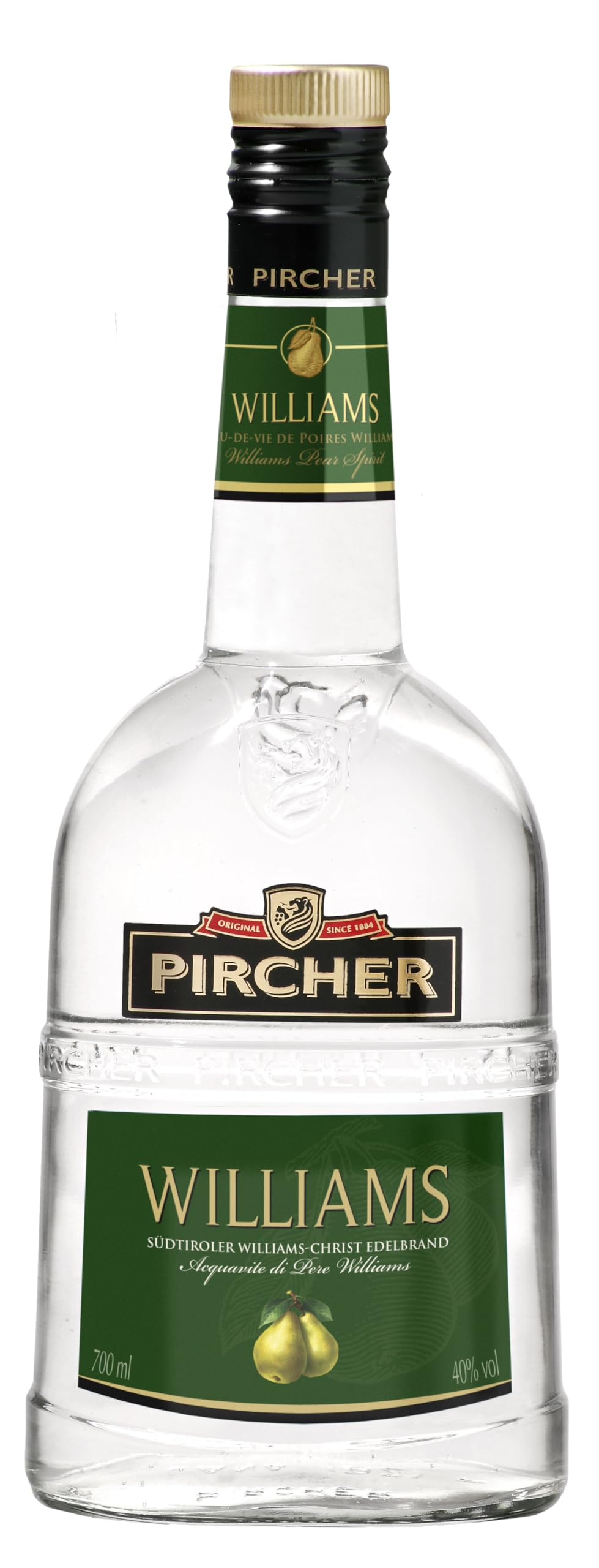 Pircher Williams-Christ Edelbrand Obstbrand, 1x 0.7l