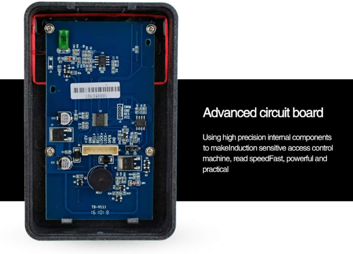 Internal view of the YAVIS Access Control Keypad showing the advanced circuit board