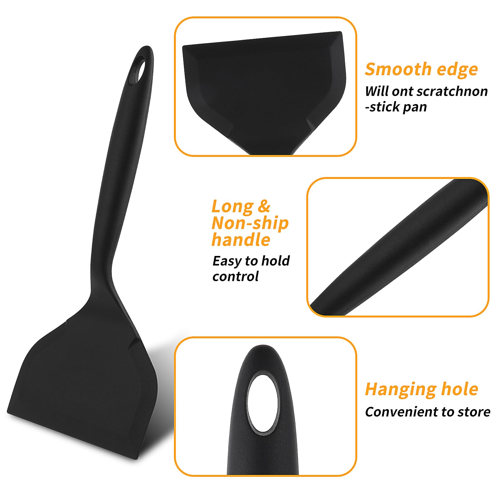 Spatole In Silicone Per Barattoli - Set Da 3 Pezzi, Flessibili E Resistenti Al Calore