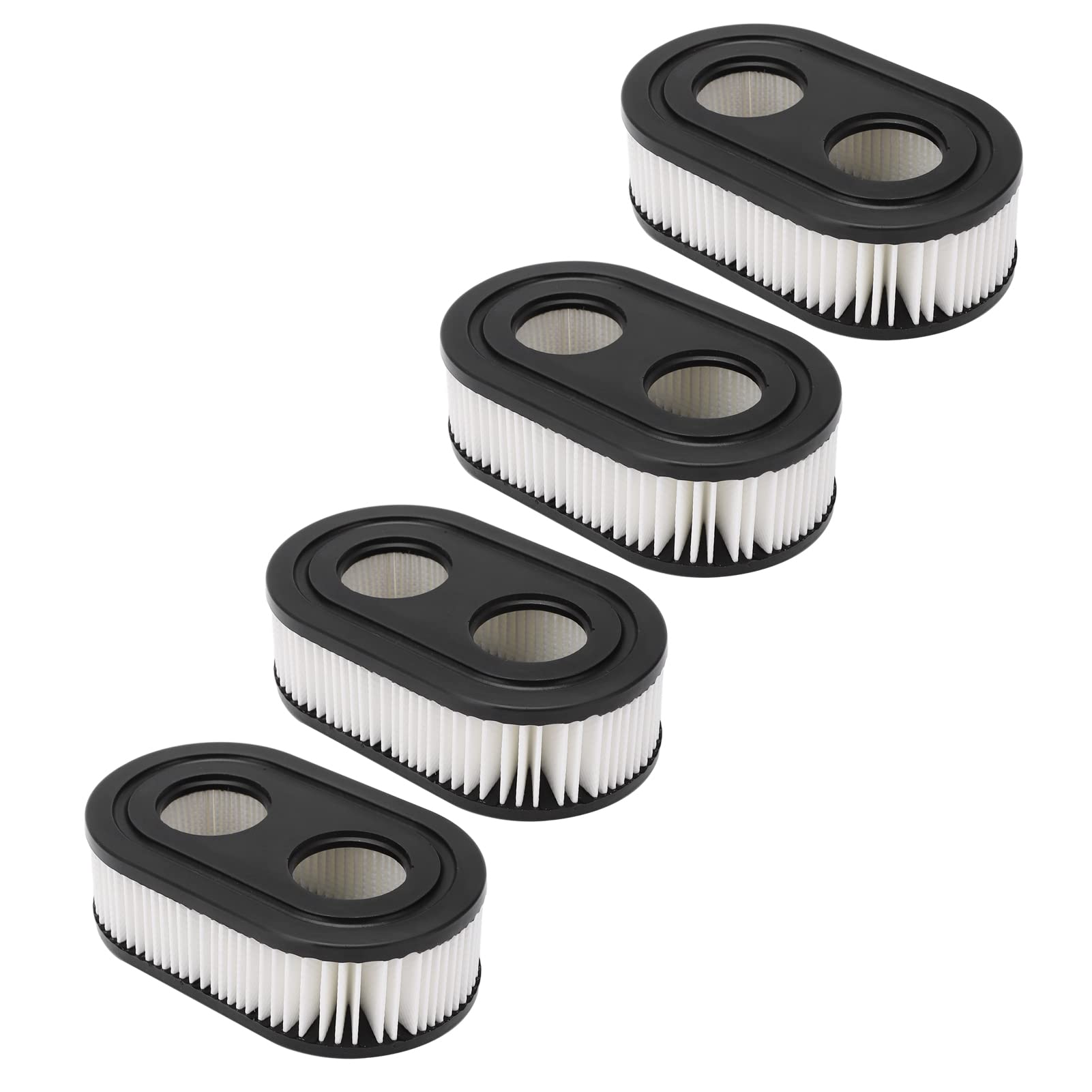 593260 Filtro 'aria, Cartuccia del Filtro 'aria in Gomma per Filtro del Tosaerba 4 Pezzi di Ricambio del Filtro del Tosaerba 798452 593260 per 500EX 550EX
