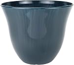 Honeysuckle Planter, Patio Pot, 15" Ocean | Hand-Painted Finish Plant Pots, Lightweight Indoor Outdoor Planter, UV-Resistant, Great for Patio, Home & Garden Decor Accent