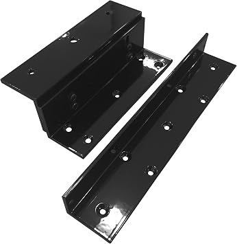 Visionis LZ300-BL L and Z Black Bracket 300lbs Electromagnetic Lock for Inswinging Door Access Control
