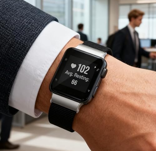 Miniatura 6 de Correa de reloj para Garmin Forerunner 35, pulsera de repuesto deportiva de lona para Garmin Forerunner 3530 Running Watch