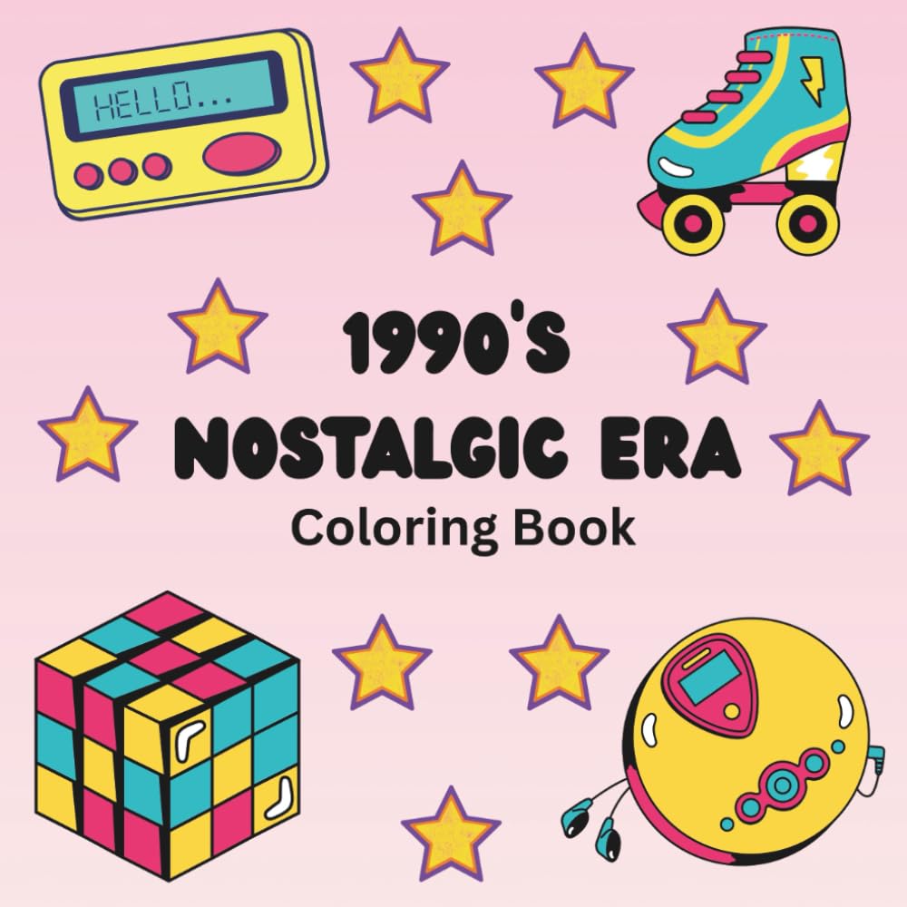 1990's Nostalgic Era: 25 Bold & Easy Unique Illustrations