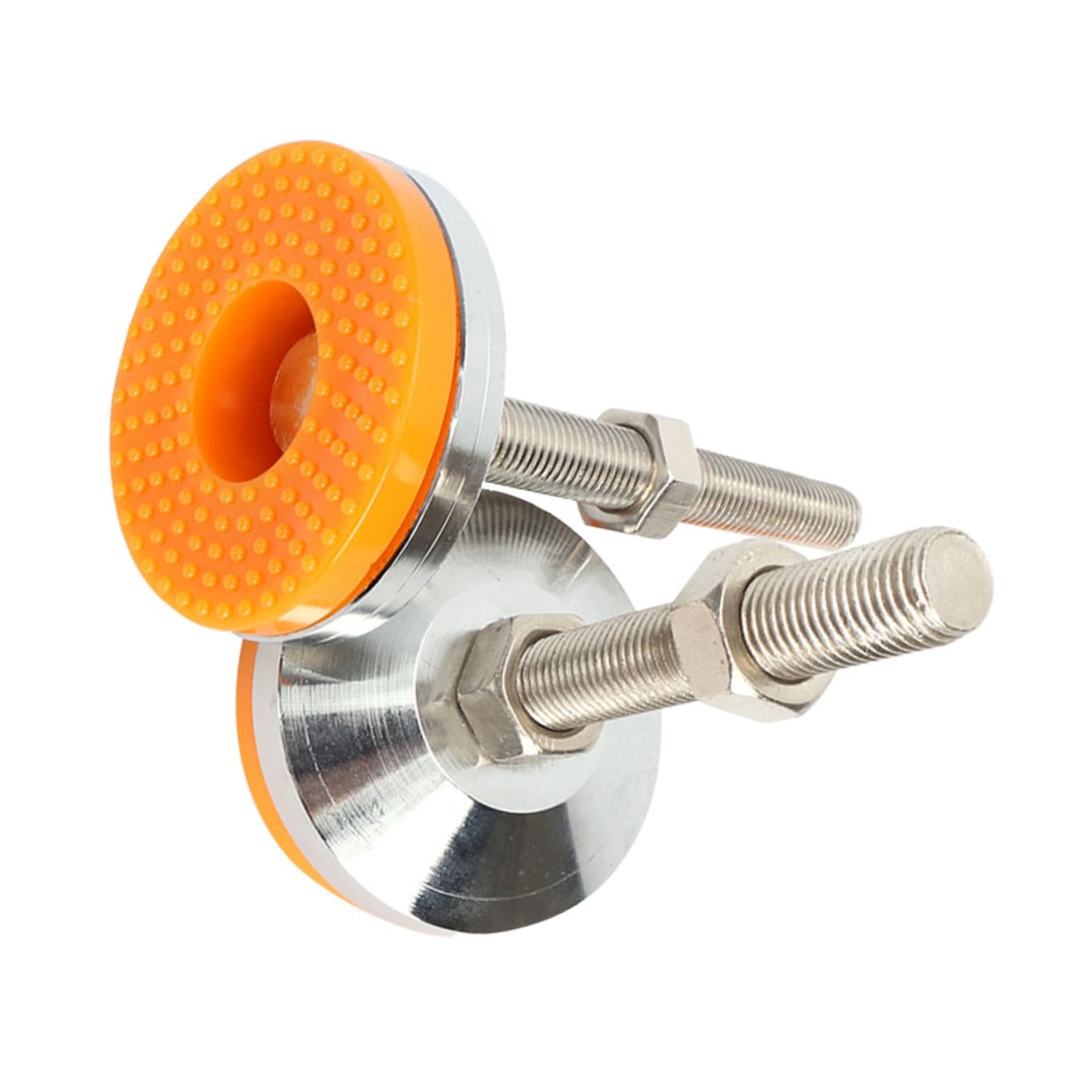 Pies niveladores ajustables Uonlytech con base giratoria antideslizante para regular altura
