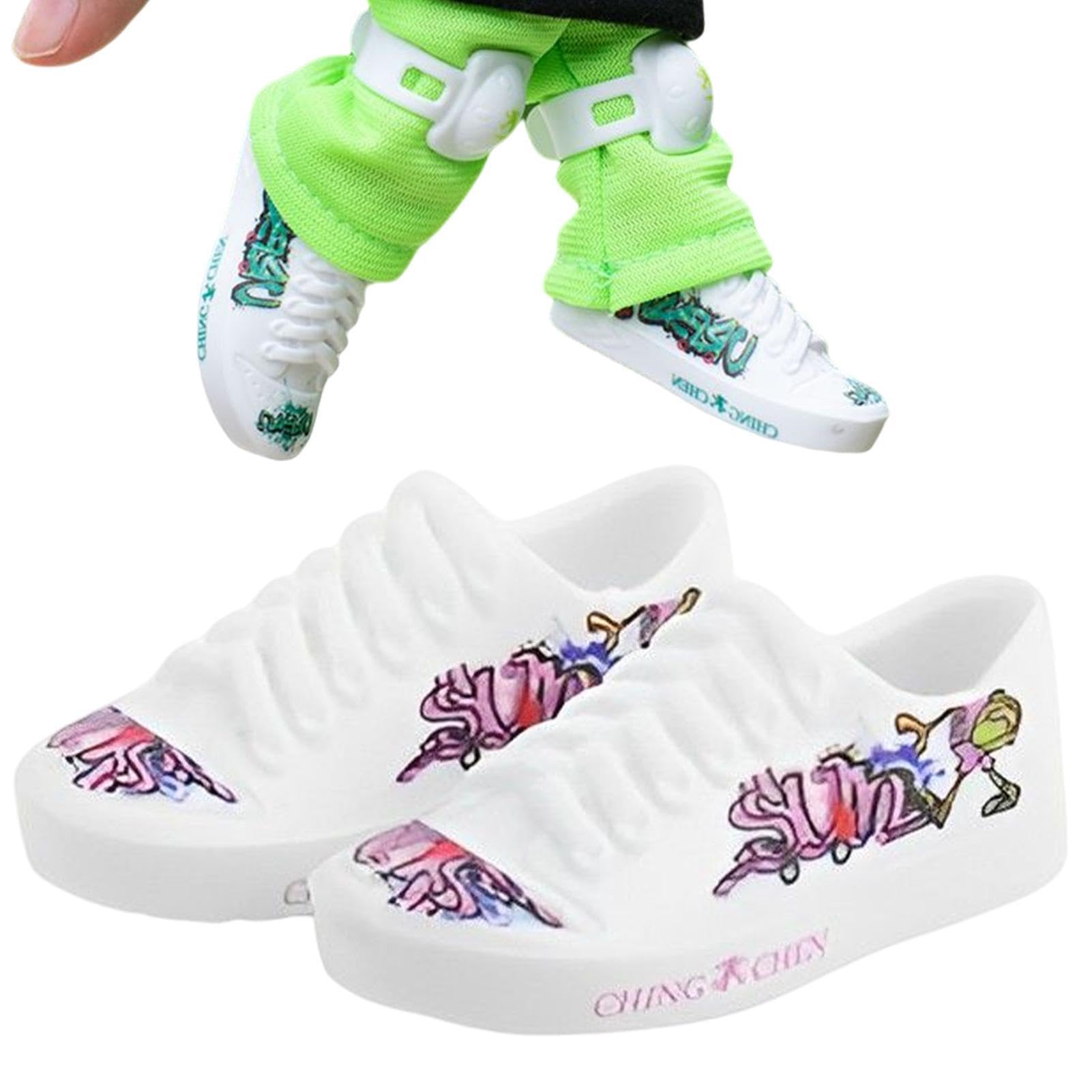 Scarpe Da Dito In Silicone - Giocattoli Per Skateboard Con Tastiera, Esercizio Di Coordinazione E Divertimento