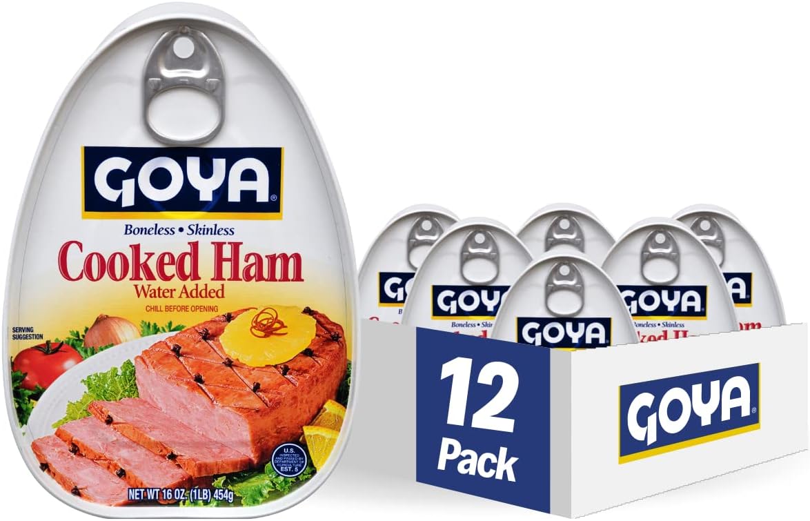 - Foods Cooked Ham, 16 Ounce (Pack of 12)