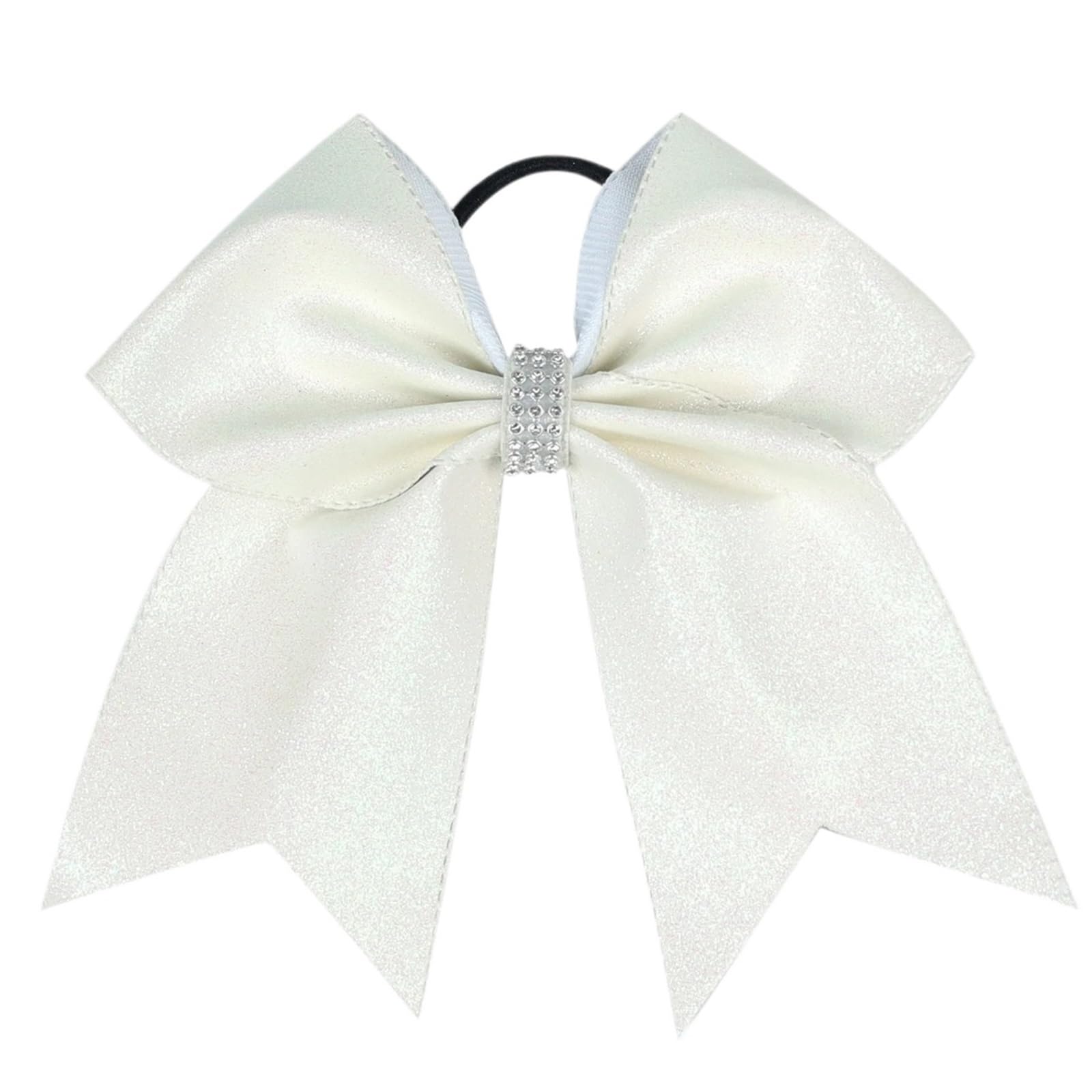 6 Pezzi 7 Pollici Ragazze Grande Cheerleading Glitter Fiocco for Capelli Elastico Fasce for Capelli Coda di Cavallo Fermaglio for Capelli Donne Accessori for Capelli per Donna Ragazze
