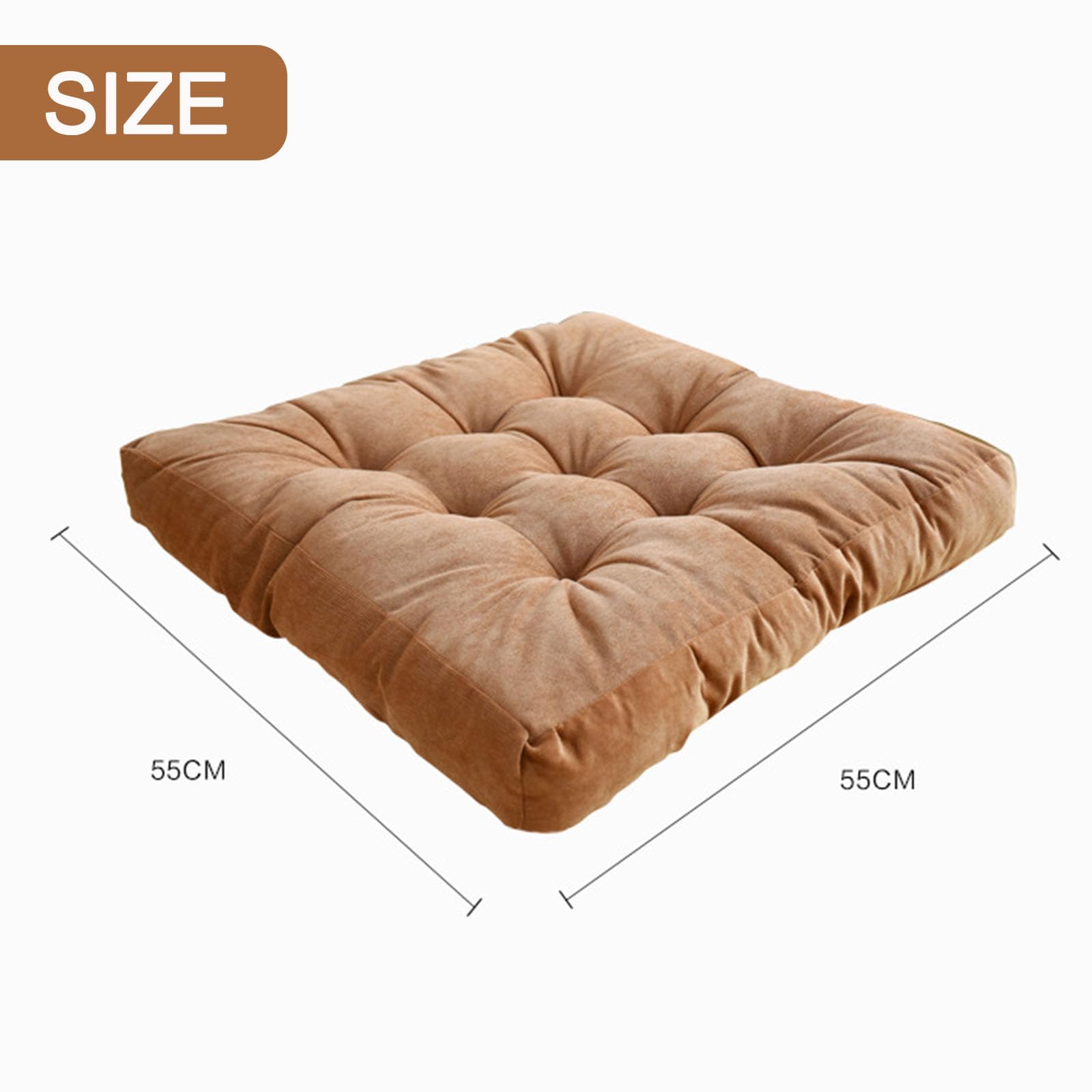 Amazon.com: KNVSS Square Floor Pillows Cushions 21.7''x21.7