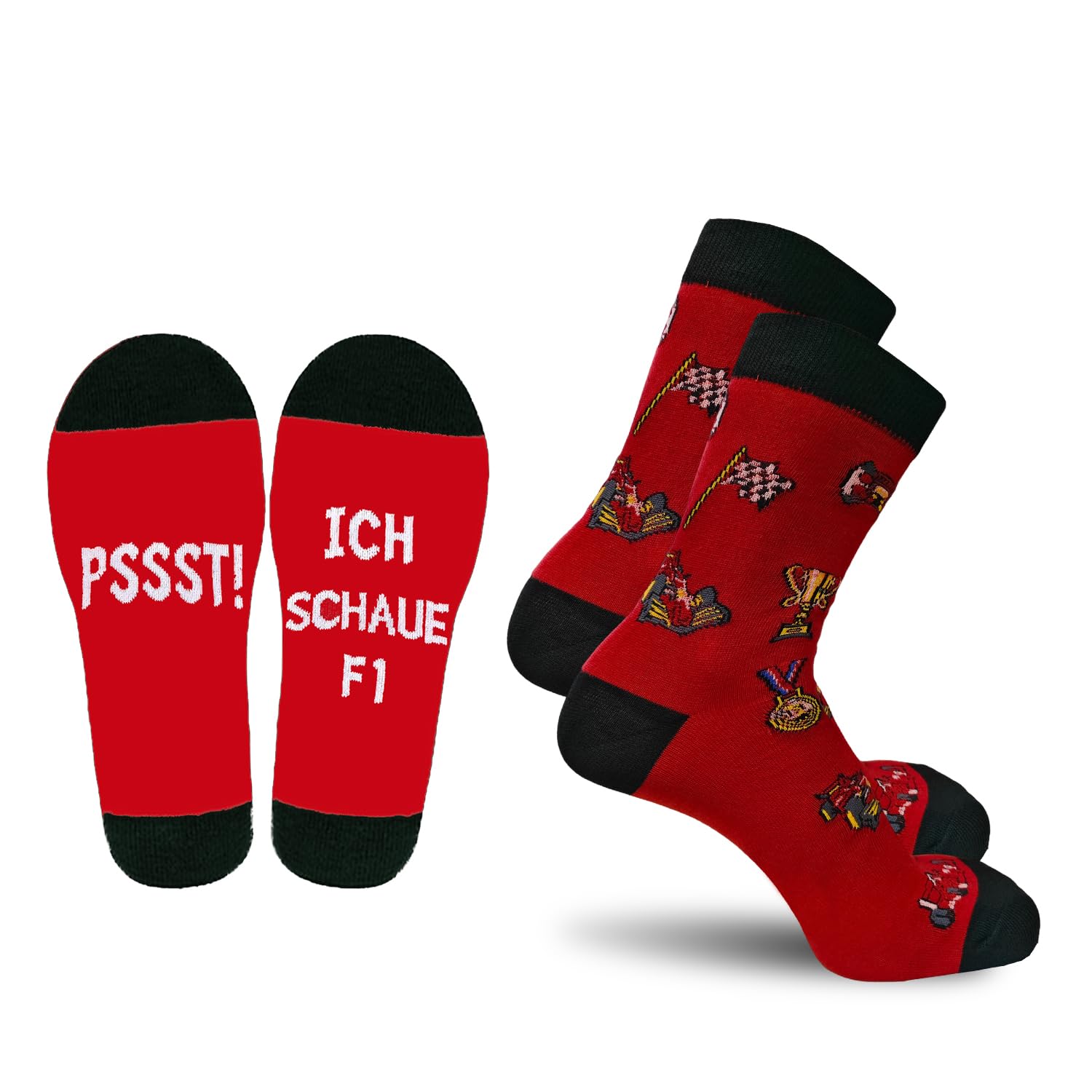 Calzini F1 per Uomini in Cotone Idea Regalo Fan Formula 1