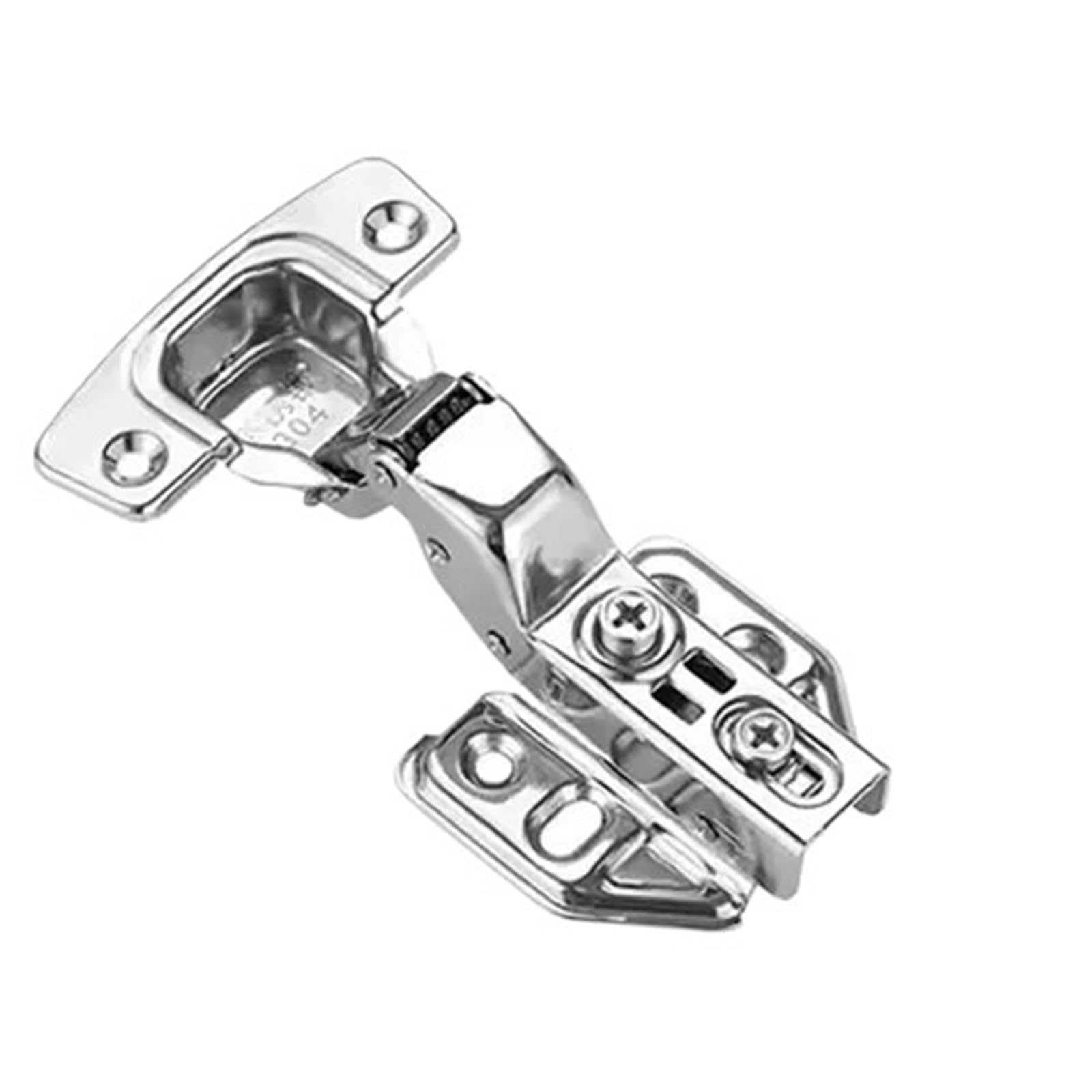 Kdhcvkz 2Pcs 1/2/10Pcs Cabinet Hinges Polished Stainless Steel Door Hinges(2Pcs)