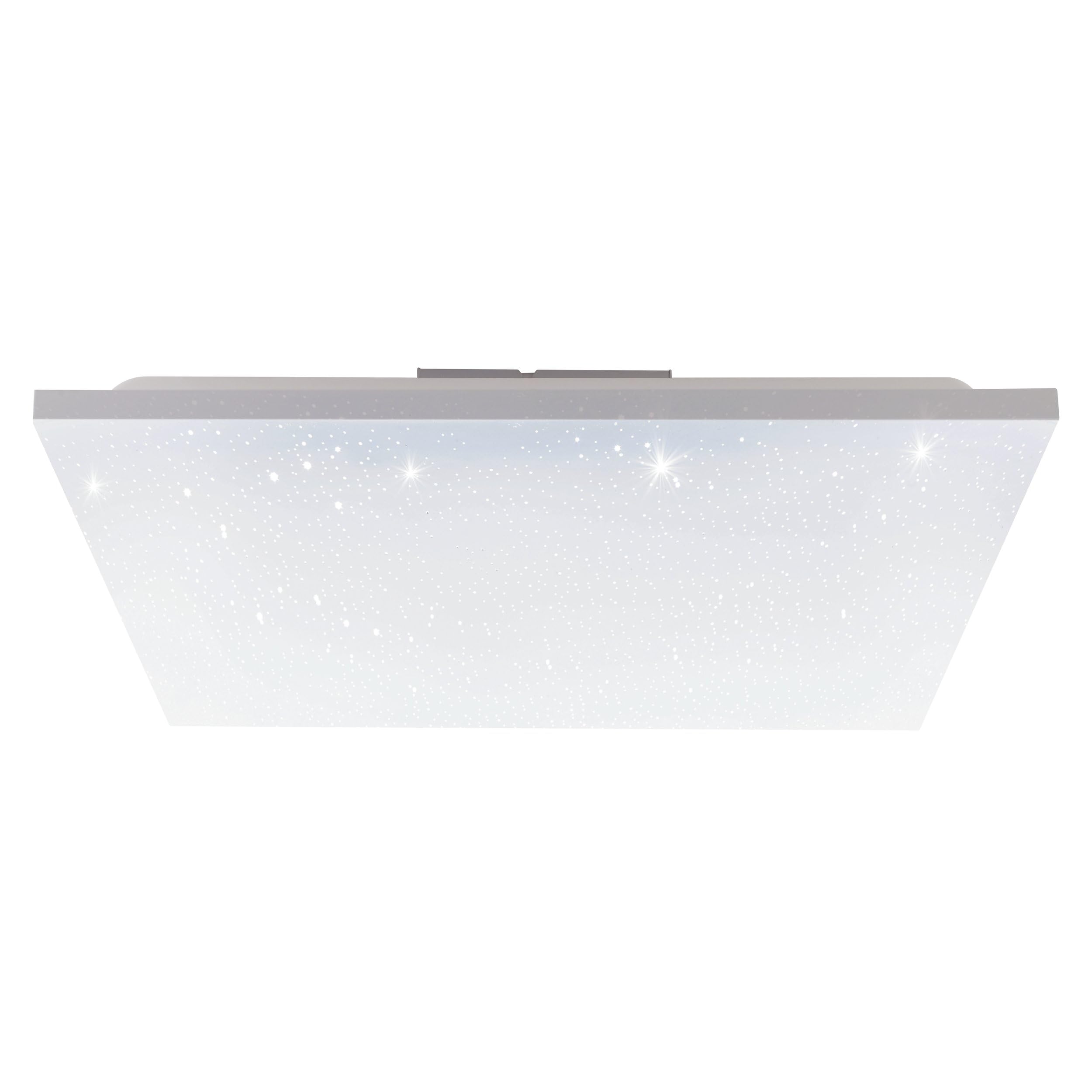 EGLO LED Panel Calemar-S, quadratische Deckenlampe mit Kristall-Effekt