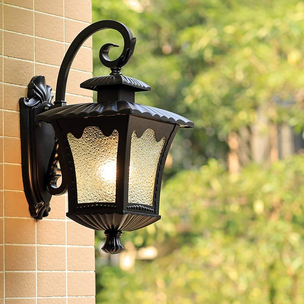 American Continental Impermeabile Illuminazione Esterna Creativa Retro Cortile Villa Balcone Lampada da Parete per Esterni Times