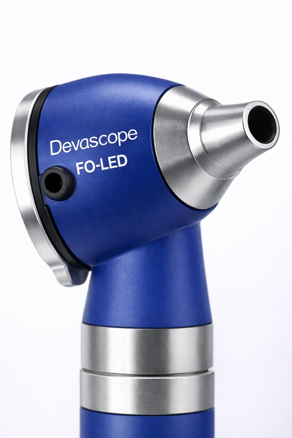 OTOSCOPE MÉDICAL DEVASCOPE – FIBRE OPTIQUE LED 50 000 LUX – LOUPE X3 – AVEC 7 SPÉCULUMS AURICULAIRES – DISPOSITIF MÉDICAL CLASSE I – DEVASET (Bleu)