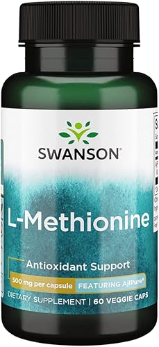 Swanson Ultra ajipure l-methionine 500mg 60Cápsulas por Swanson