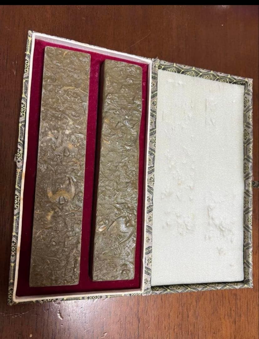 時代物　田黃石 文鎮印紐 天然石　文房具　書道文鎮用　詳細不明 Amazon.co.jp: 中国倣古文鎮 三葉虫化石入り 山東省中国工芸品 書道