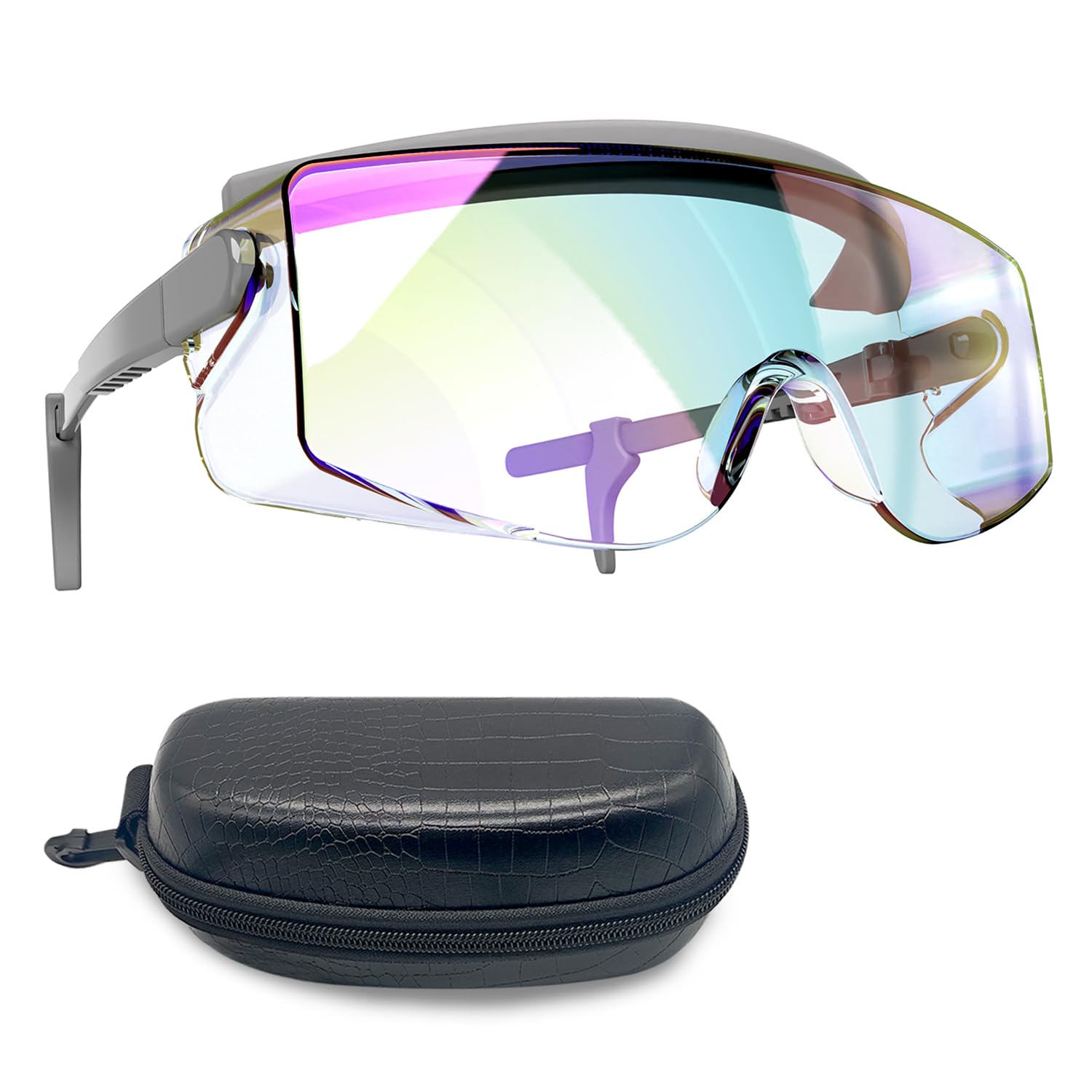 EN207 CO2 Laserschutzbrille 10600nm OD5+ OTG Gravur Schneiden 9000-11000 nm | EN207 CO2 Laserschutzbrille 10600nm OD5+, OTG für Brillenträger, nur 53g leicht, VLT>90% für Gravur & Schneiden