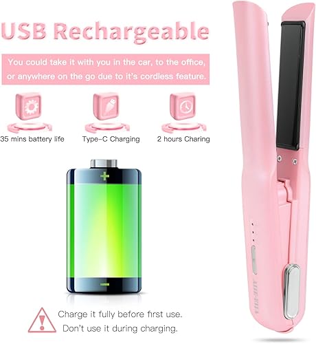 Miniatura 9 de Varita rizadora de 3 barriles de doble voltaje con pantalla LCD de temperatura, barriles triples de turmalina de cerámica de 1 pulgada, temperatura