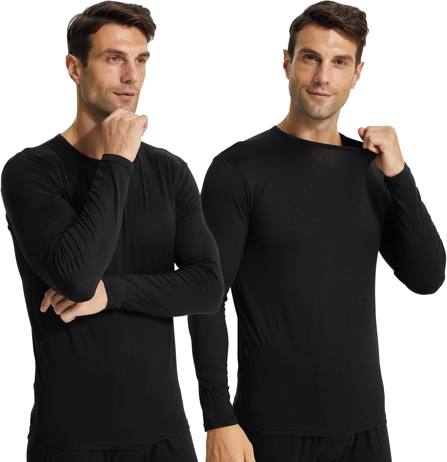 Pack Thermal Shirts for Men Crewneck Long Sleeve Kuwait Ubuy