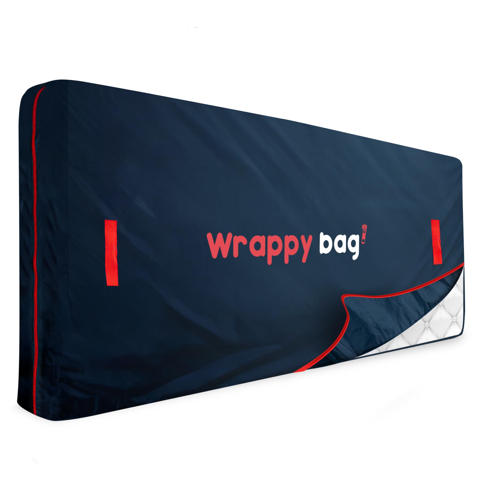 WRAPPYBAG – wasserdichte Matratzenhülle aus Oxford-Polyester – Aufbewahrungstasche mit 4 Tragegriffen – Ideal für Umzug, Lagerung & Transport – 90 x 200 cm