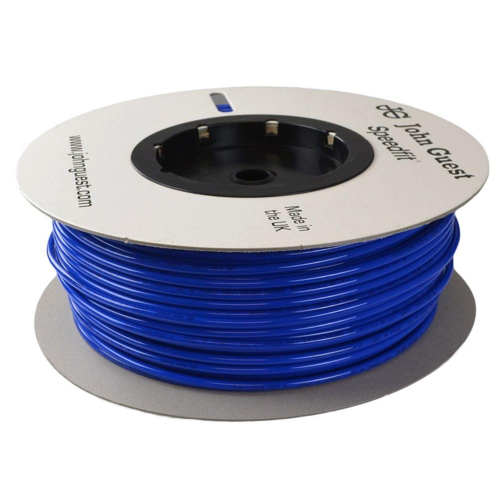 John Guest Blue 500 Ft/Roll 1/4" Polyethylene Tube Tubing Drinking Water Ro Reverse Osmosis Di Aquarium Pipe Lldpe