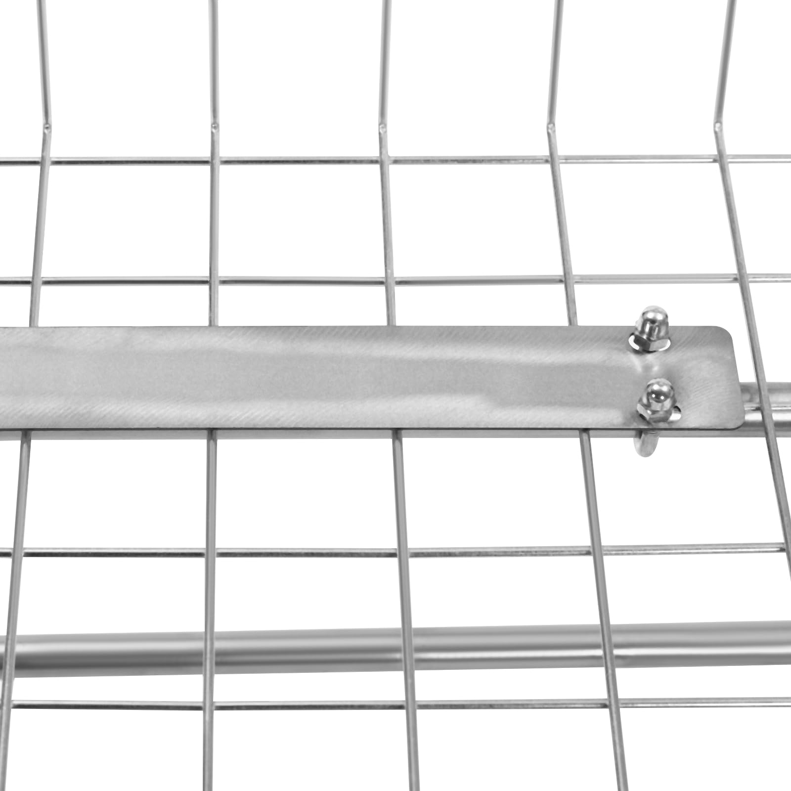 Bepritm Laundry Cart with 4 wheels & Clothes Rack, Rolling Laundry Butler with Wire Storage Rack, Metal Commercial Laundry Basket for Laundry Clothes Storage