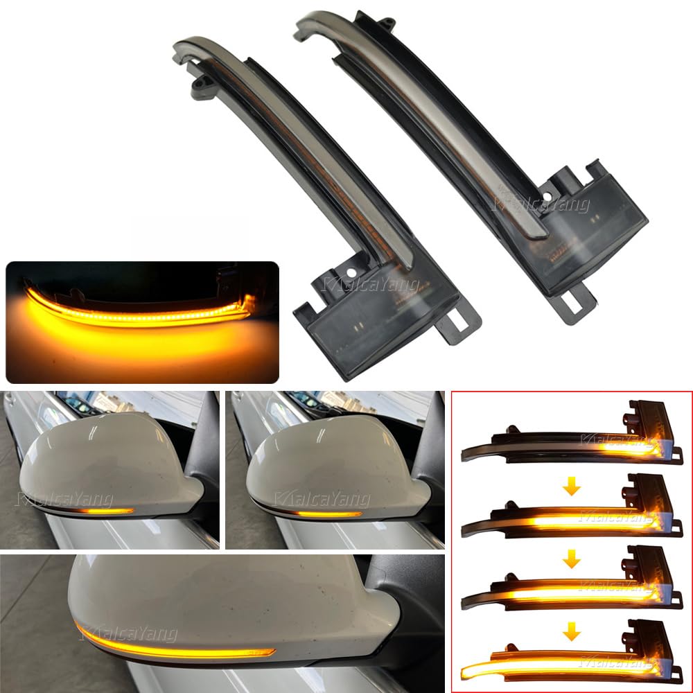 dinamiche indicatori di direzione una coppia specchio luci led per A3 8P A4 S4 B8 A5 S5 B8 A6 S6 4F C6 A8 S8 D3 Q3 SQ3