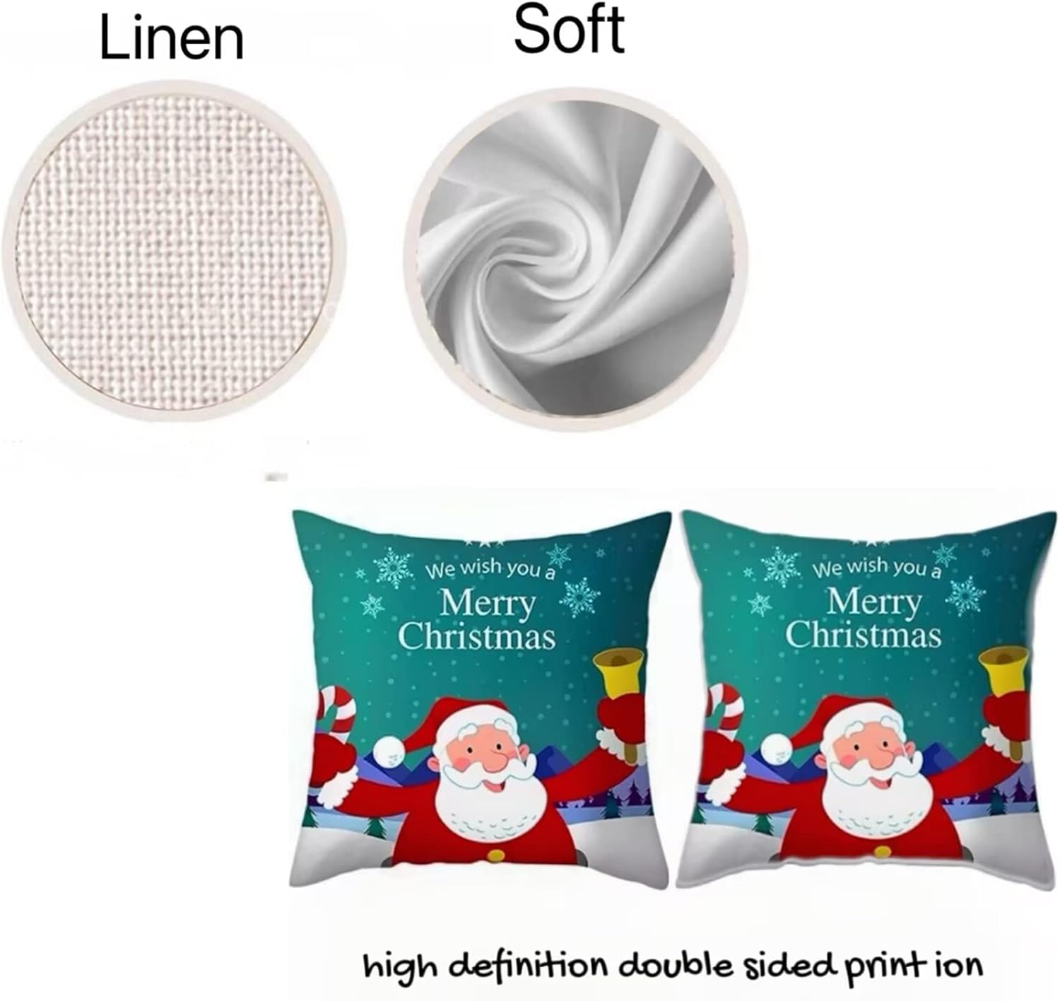 クッションカバー 80x80cm 4枚セット ウォータープルーフリネン 座布団カバー 可愛い おしゃれ 北欧 隠れるファスナー カー