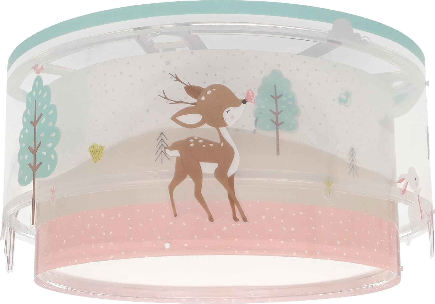 Dalber Kinder Deckenlampe Loving Deer Reh Rosa 61276M