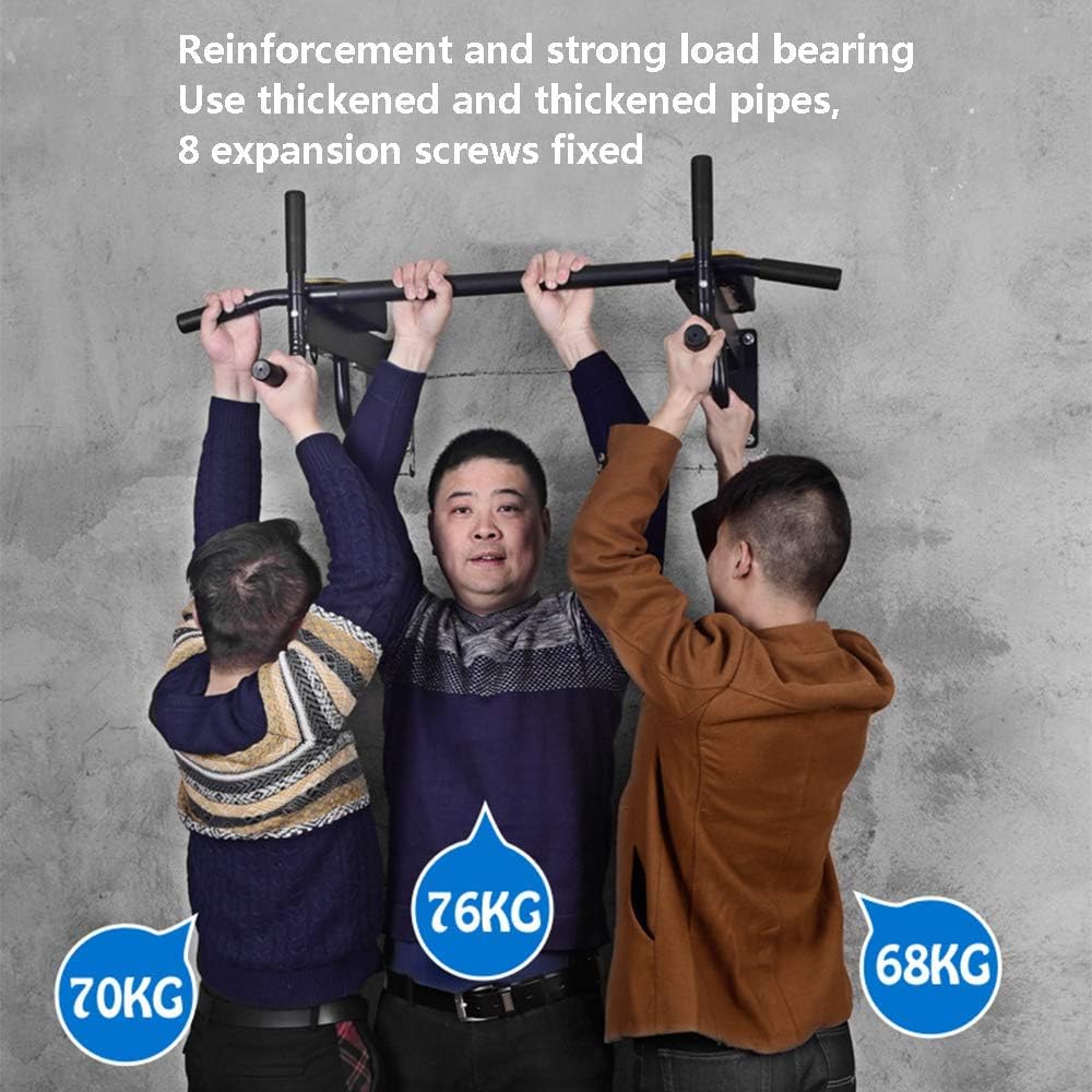 OSCCAR Strength Training Pull Up Bar Pull Up Bar for Doorway, Pull Up Bar Wall Mounted, Full Body Strength Workout Dip Bar, Home Gym Exercise Equipment Strength Upper Body Workout Bar