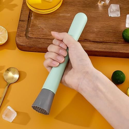 Miniatura 9 de Triturador de hielo, 3 piezas para cócteles, bebidas, muddler bar, trituradora de frutas, trituradora de hielo, herramienta de camarero para bares,