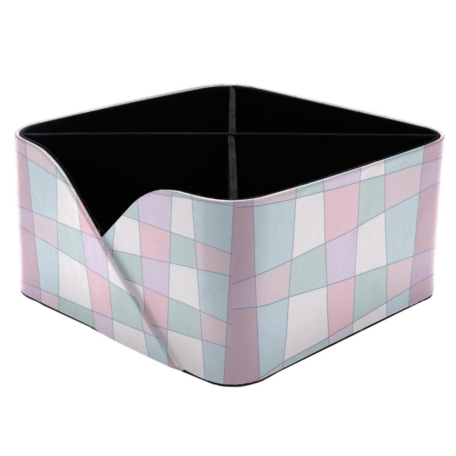 Organiseur de bureau géométrique boîte de rangement rectangulaire