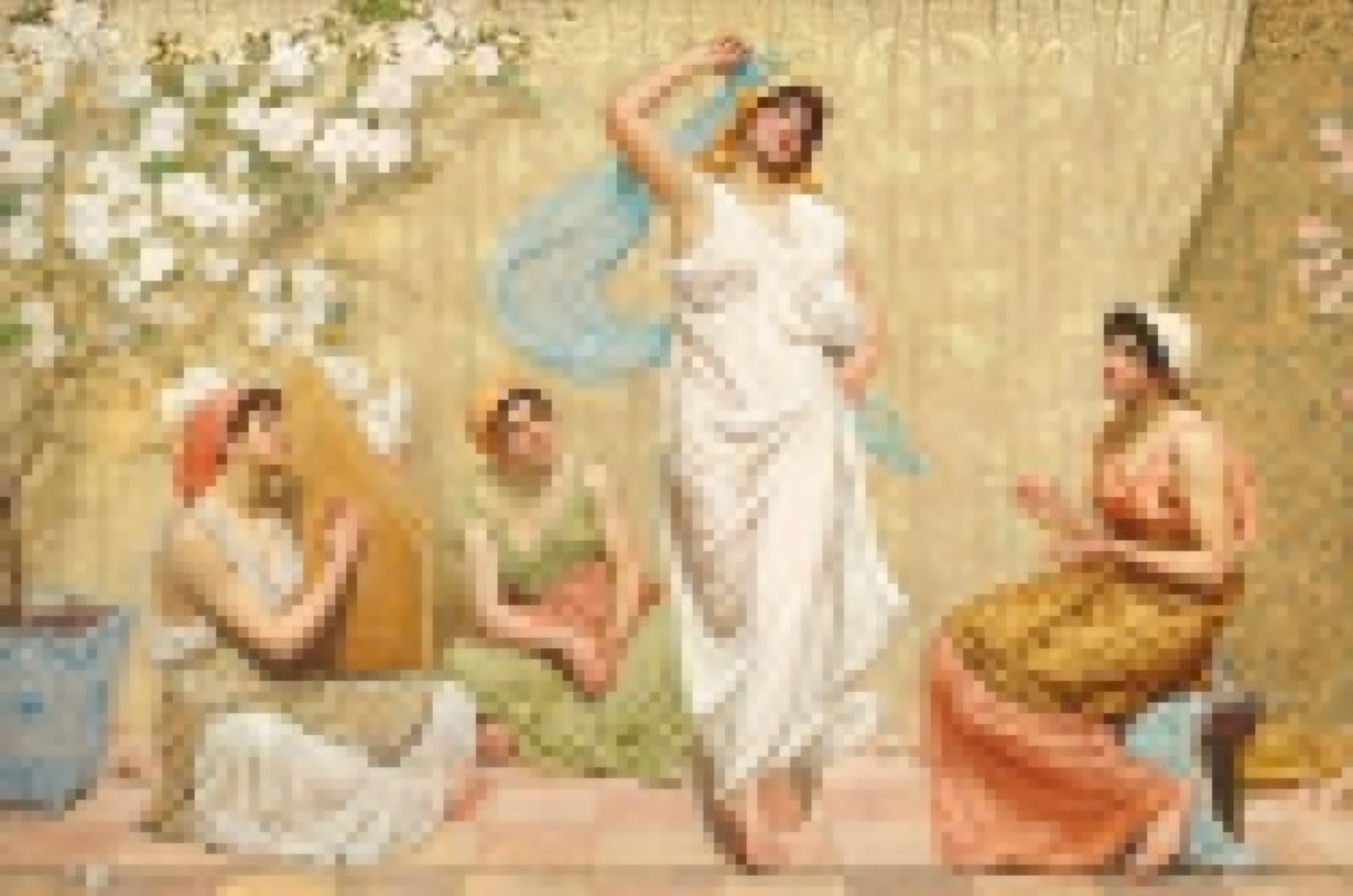 ARTXLXXBN Famous Art Print Poster Vintage Wall Art the Dance by Robert Fowler Canvas Art Poster for Home Decor 60x90cm