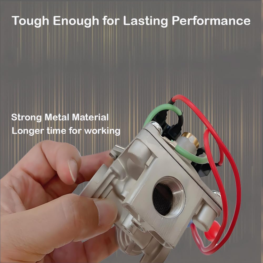 93844 RV Water Heater Gas Valve, 93870 Gas Valve Fit for Atwood 6-10 Gallon Water Heaters for Models G6A-4E G6A-6E G6A-8E,G10-3E GC66AA-10E, Replaces with 93870, 93321, 92078 (6 & 10 Gallon)