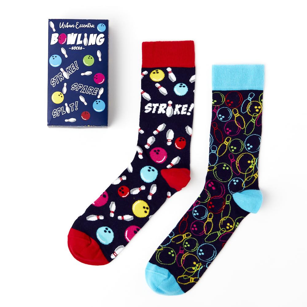Unisex Bowling Socks | Gift | 2 Pairs | Cotton Rich Socks | Premium Socks | Novelty | Gifts