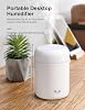 Air Humidifier - Night Light, Ultra Quiet, Portable, With Replacement Filter, 350ml, Auto Power Off, 2 Fog Modes, Cold Steam Diffuser for Desktop and Car, EVINTO