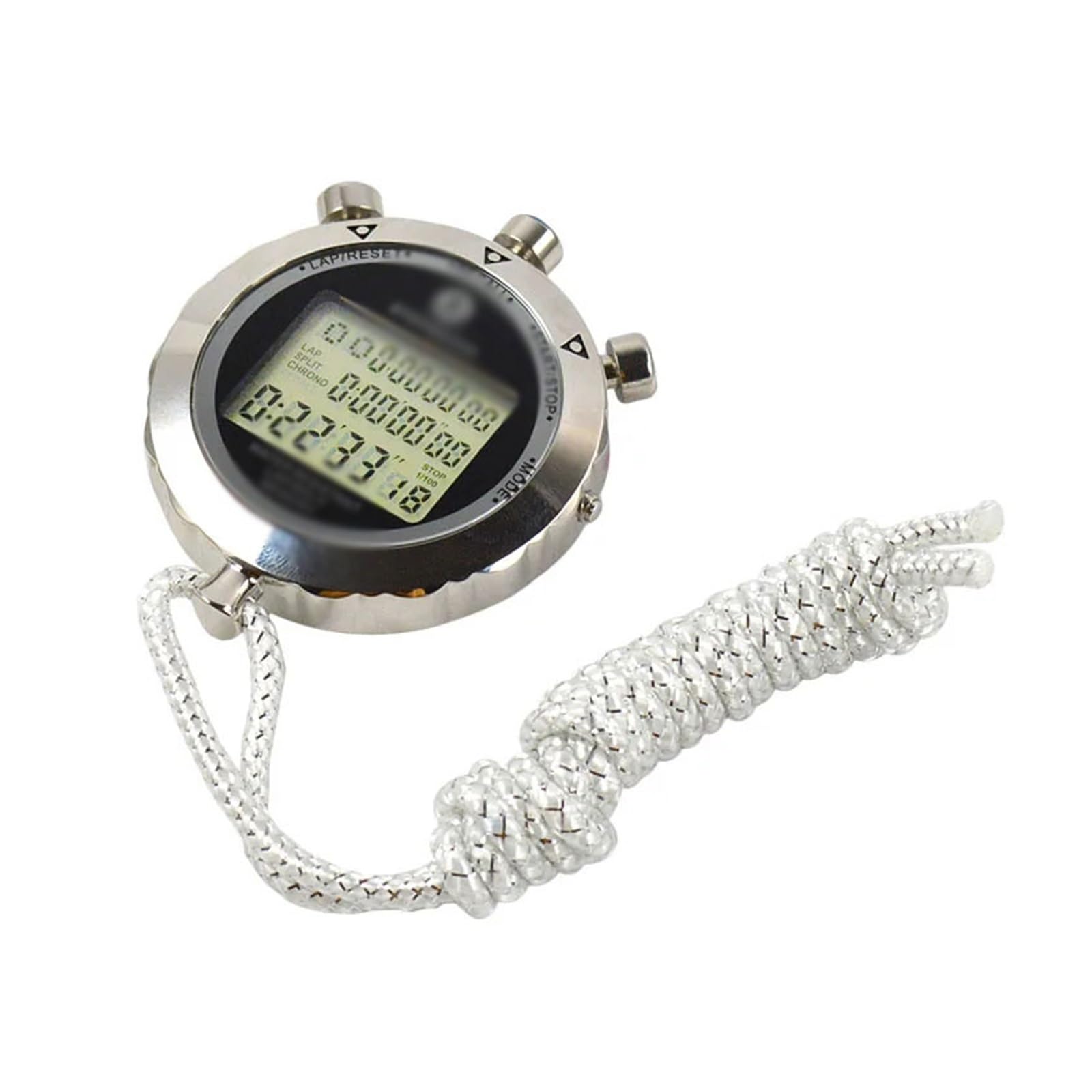 Chronomètre numérique avec affichage LCD portable et boîtier robuste