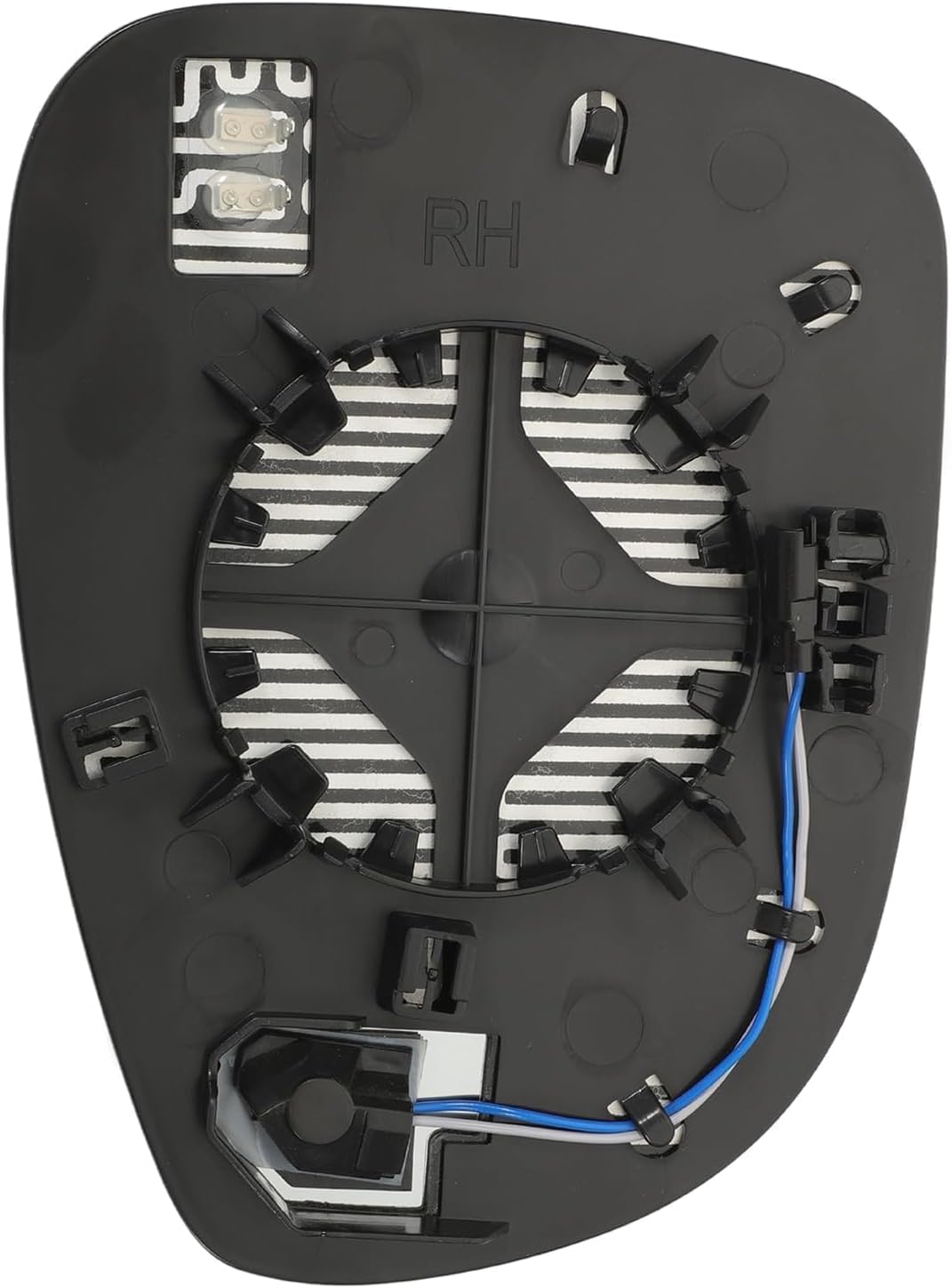 Right Side Mirror Glass with Heated and Blind Spot Detection Compatible with 2017-2024 Pacifica 2020-2024 Voyager Passenger Mirror Glass Replacement 68318282AB ﻿68318282AA