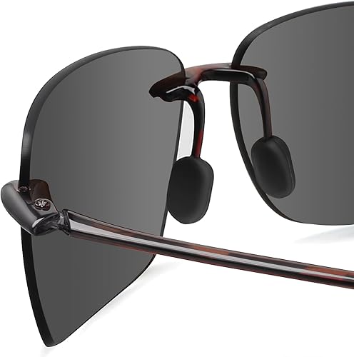 Miniatura 18 de JULI - Lentes de sol deportivos para hombres y mujeres, marco sin montura Tr90 para correr, pesca, golf, surf, conducción, MJ8009